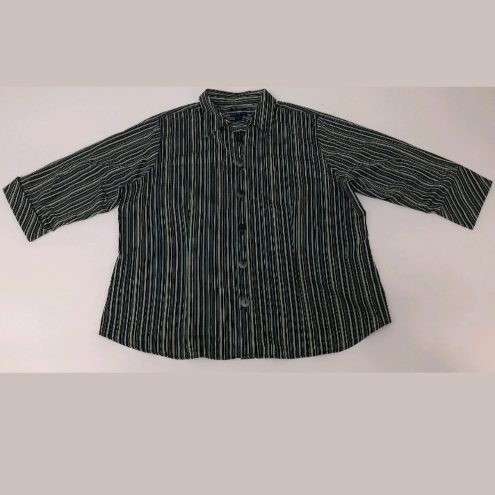 3 for $20 Westbound Woman Striped Button Up Shirt